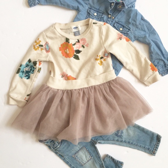 Old Navy Other - ❌ SOLD | Toddler Girl Floral Tutu Dress